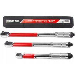 Chiave Dinamometrica A Cricchetto 1/4" | 5-25Nm | Lunghezza 265 mm Impugnatura Regolabile | Meccanismo Di Bloccaggio